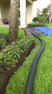 Underground Drainage for Gutters